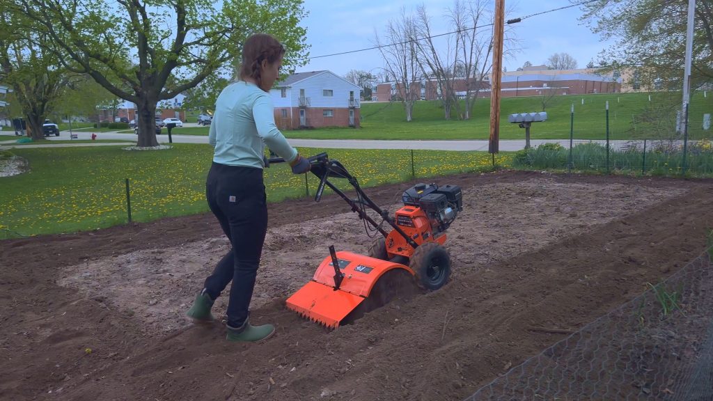 tilling garden